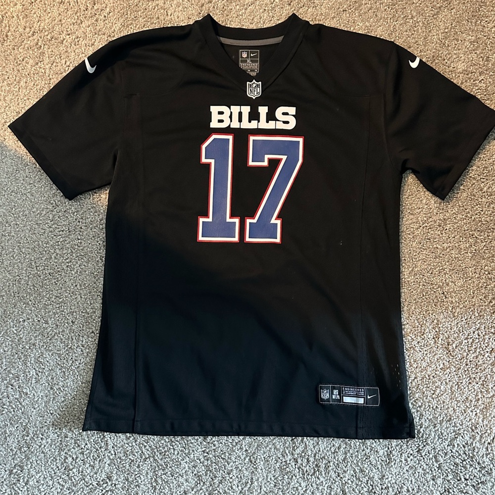 Men’s XL Black Nike Josh Allen Buffalo Bills Jersey
